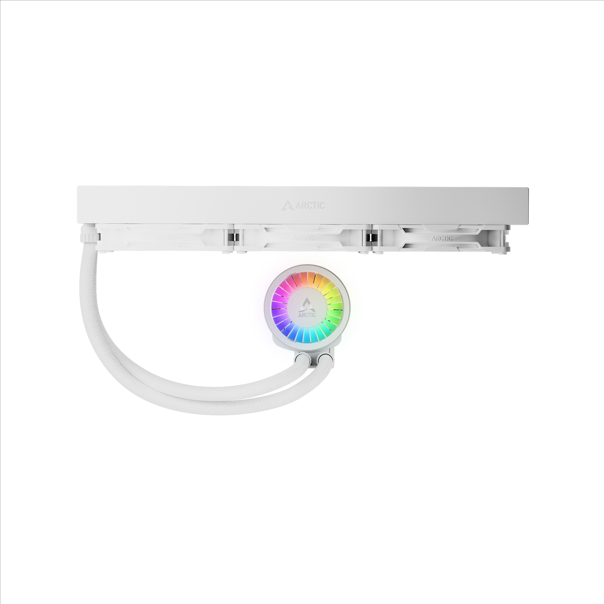 Alternative view of Arctic Liquid Freezer III PRO 420 A- RGB WHITE
